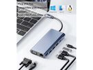 VALUE USB Typ C Docking Station, HDMI 4K60, 1x Gigabit Ethernet, 2x USB A + Typ C PD, 1x SD/microSD, 1x Audio