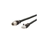 METZ CONNECT Verbindungsleitung M12 ST-RJ45 ST, 4-polig X-kodiert 