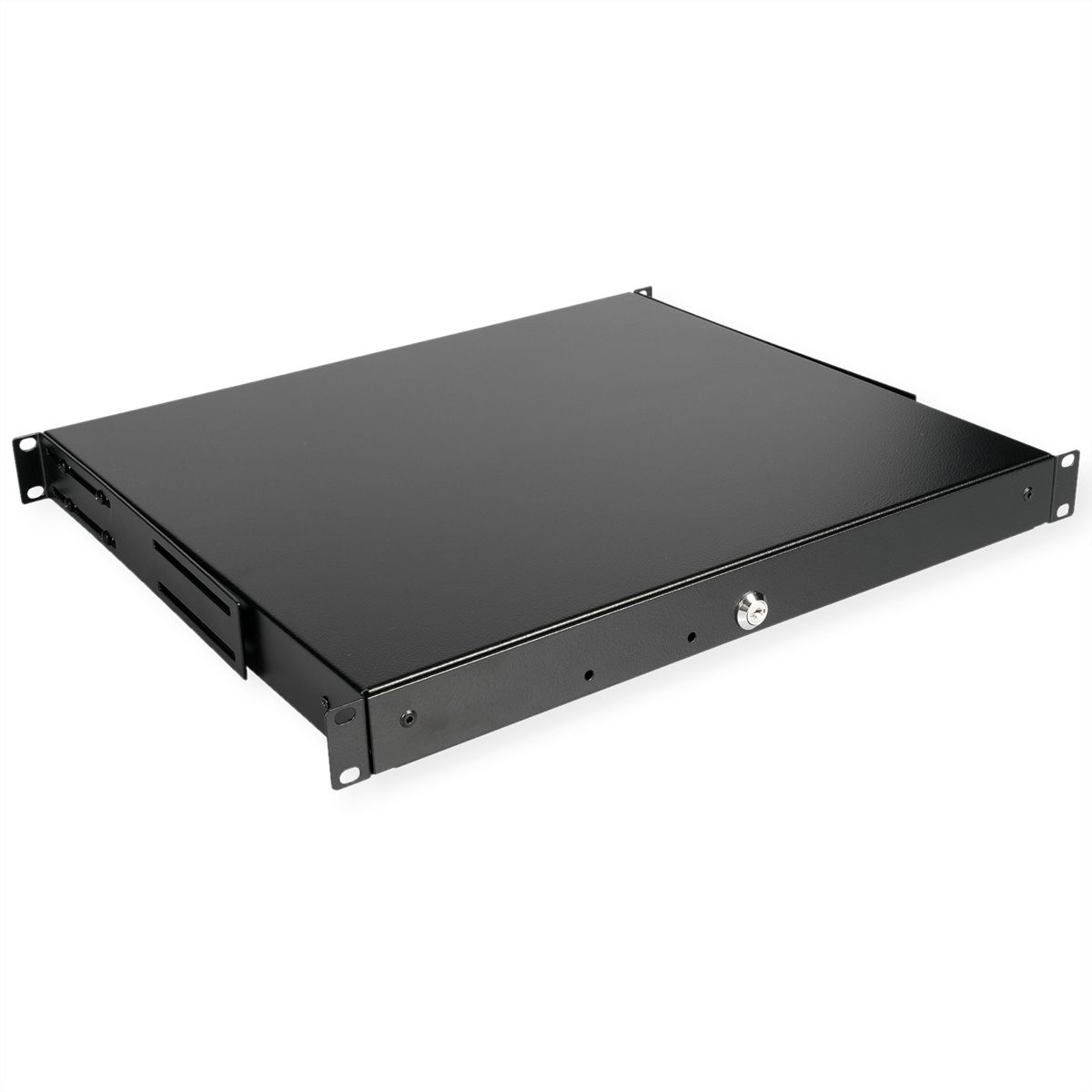 ROLINE 19-Zoll Tastatureinschub 1 HE, 400 T abschließbar schwarz  