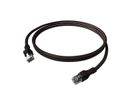 EasyLan DualBoot PushPull IP20 Patchkabel, Kat.6A (Class EA), S/FTP, schwarz, 3 m