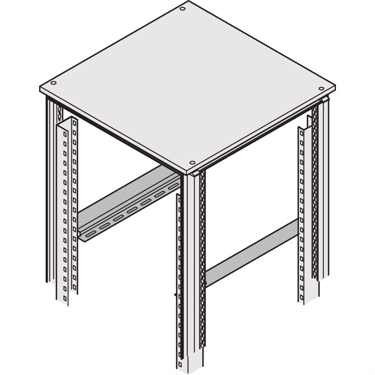 SCHROFF Gleitschiene 25 kg - GLEITSCHIENENSATZ 700T