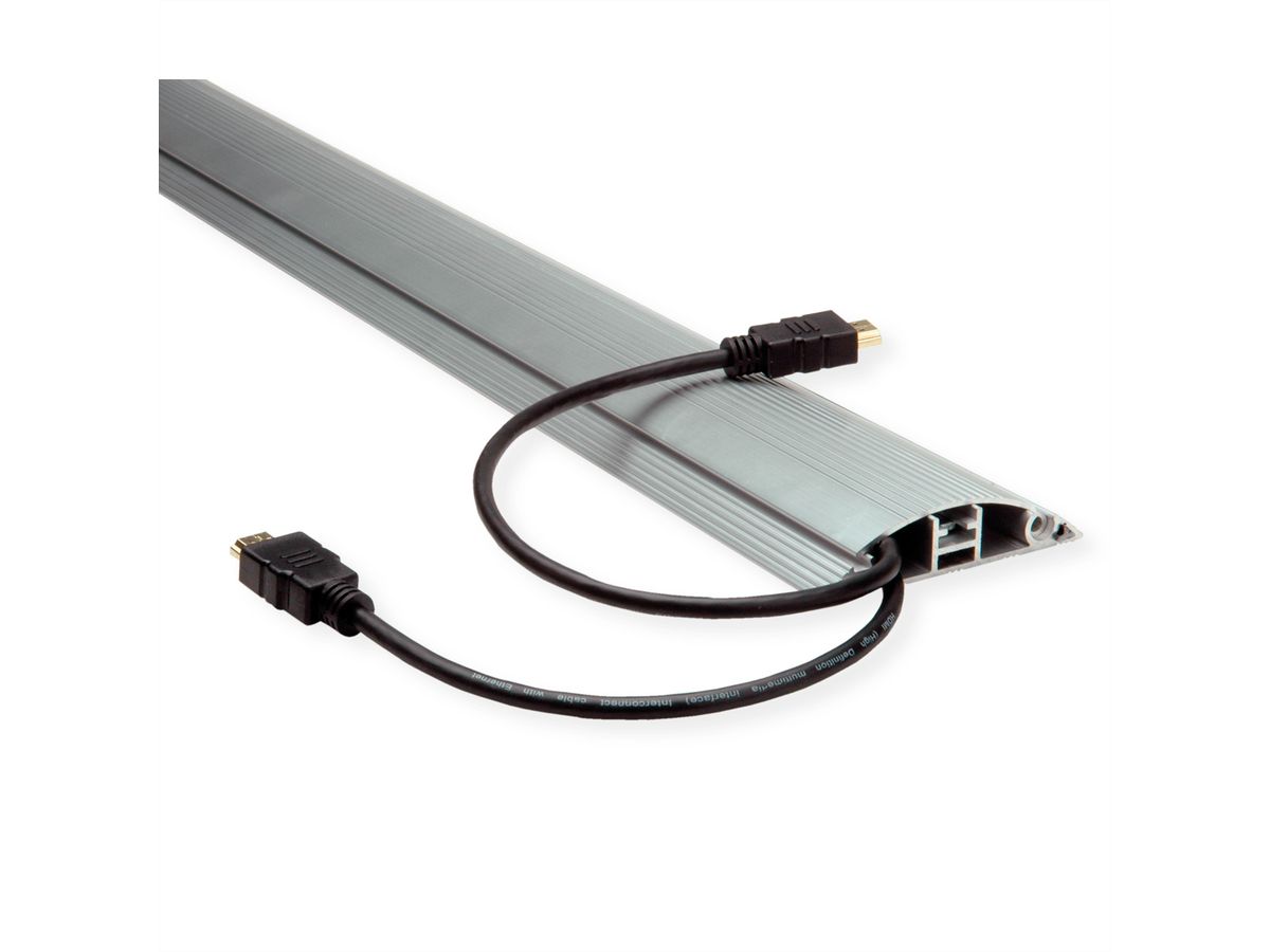 ROLINE HDMI High Speed Kabel mit Ethernet, TPE, schwarz, 1 m