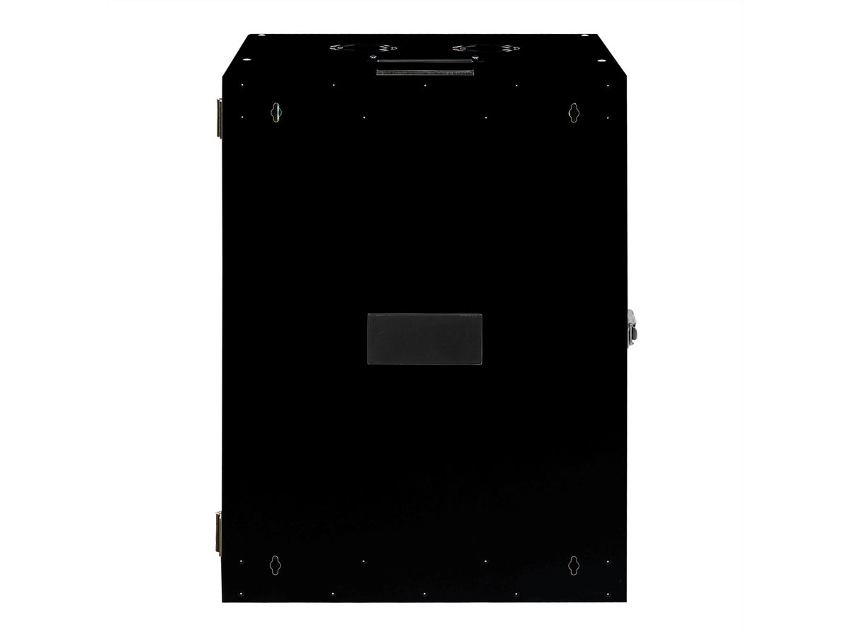 ROLINE 19-Zoll Wandgehäuse Pro 16 HE, 600x600 BxT zweiteilig schwenkbar schwarz
