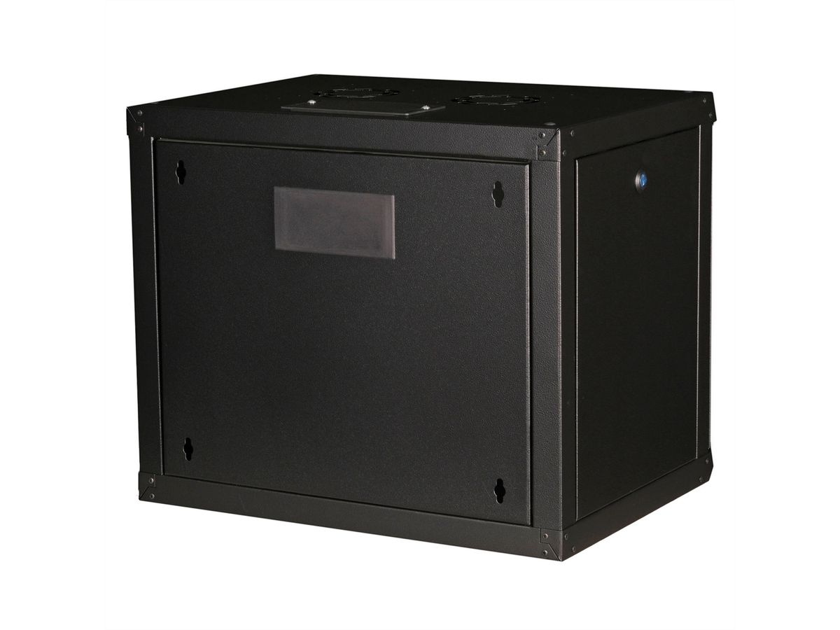 ROLINE 19-Zoll Wandgehäuse Pro 9 HE, 450x600 BxT schwarz
