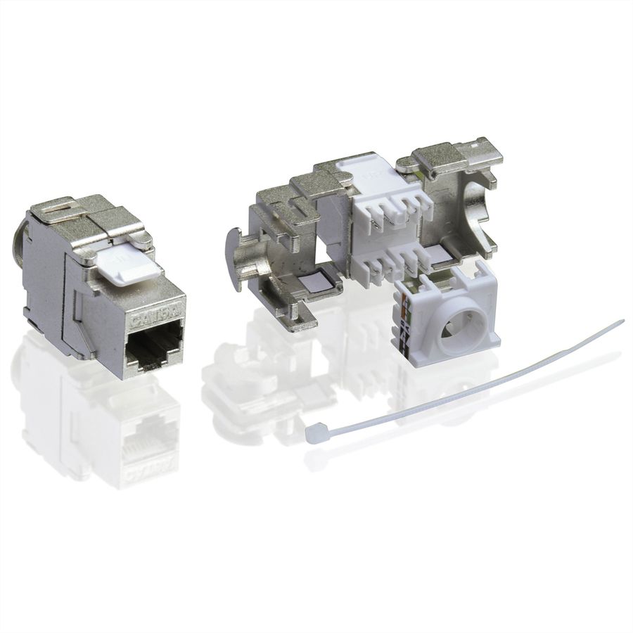 VALUE Cat.6A (Class EA) Keystone, RJ-45, geschirmt, werkzeuglos