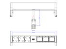 BACHMANN DESK2 3x Schutzkontakt 3x ABD, weiß