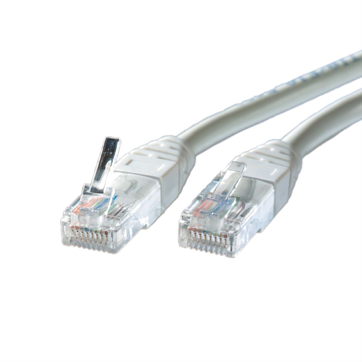ROLINE Patchkabel Cat.5e (Class D) UTP, PoE, grau, 2 m
