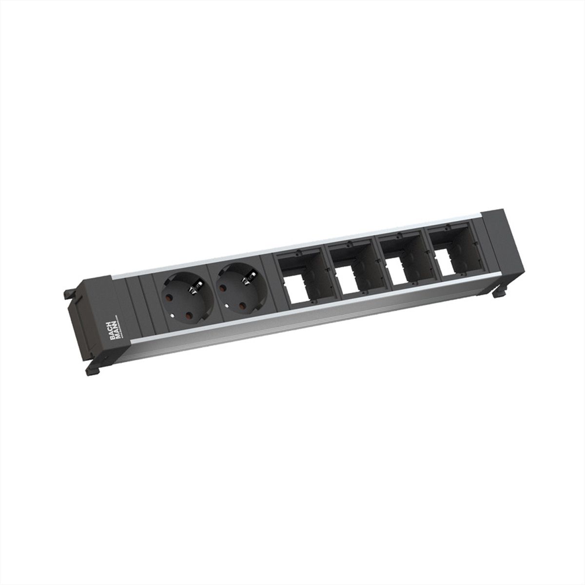 BACHMANN POWER FRAME Large 2x Schutzkontakt 4x ABD