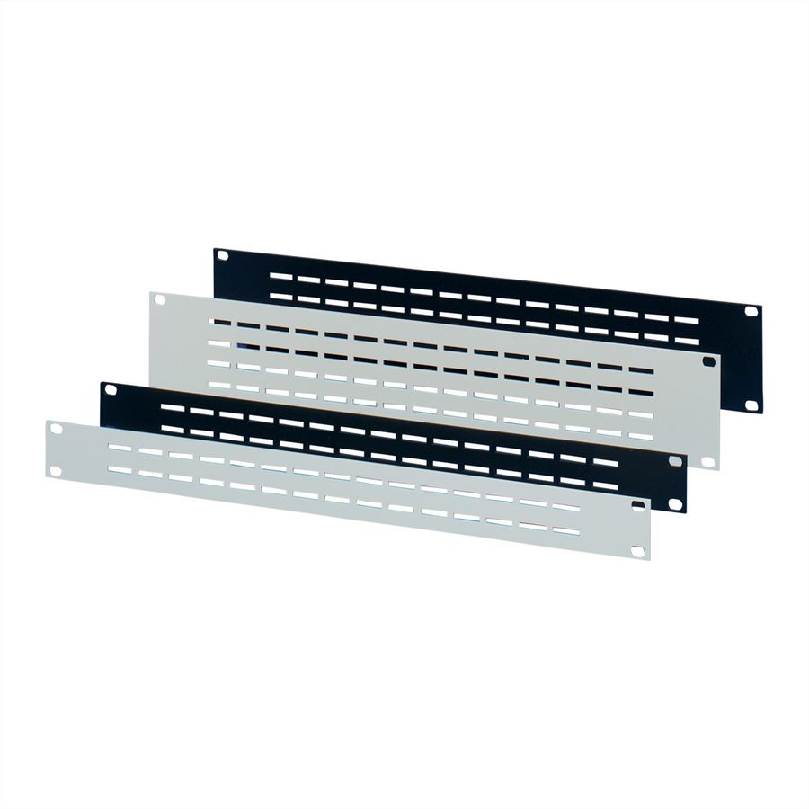 SCHROFF 19"-Belüftungsfrontplatten - 19"BELUEFT.FRONTPL. 2HE ELOX