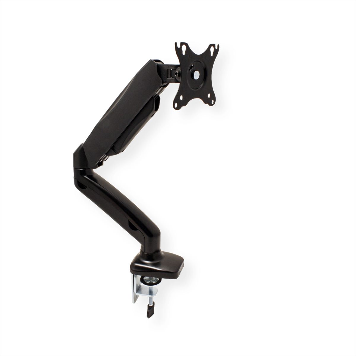 VALUE LCD-Arm, Tischmontage, Gasfeder, 5 Gelenke, 13-27 Zoll, bis 6,5 kg, schwarz