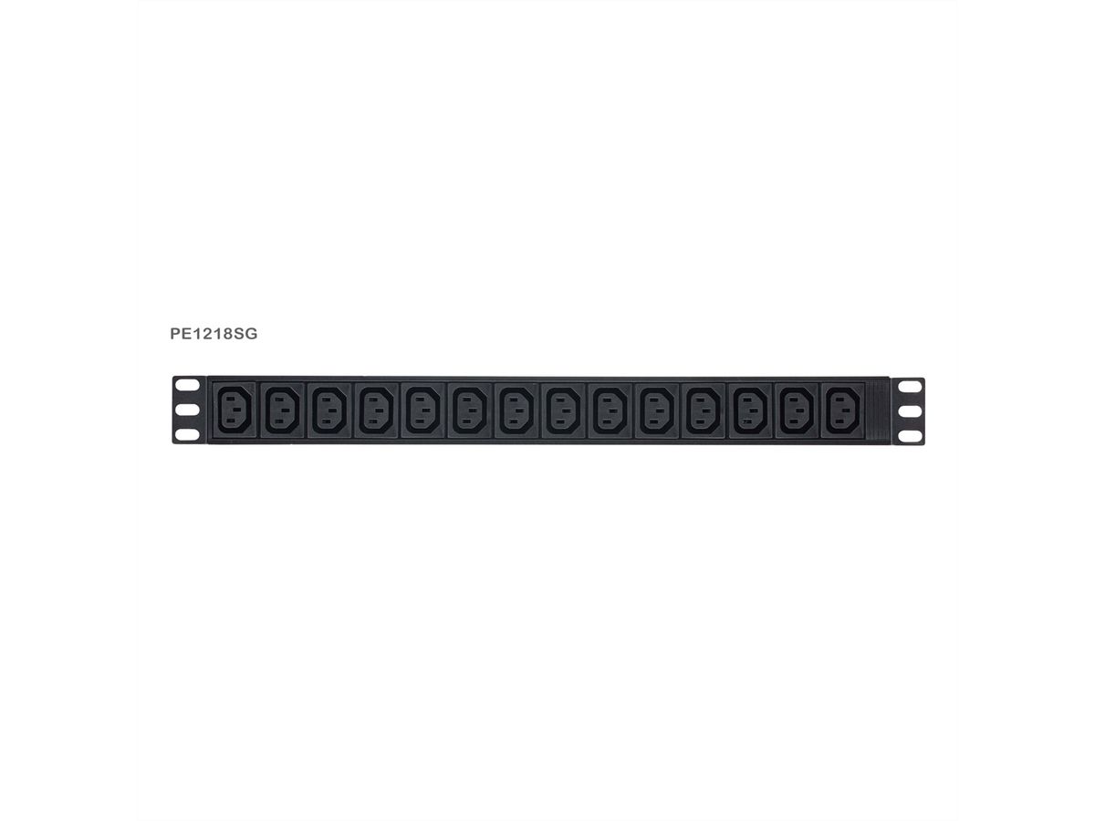 ATEN PE1218SG 1U Basis PDU mit Messfunktion und Überspannungsschutz