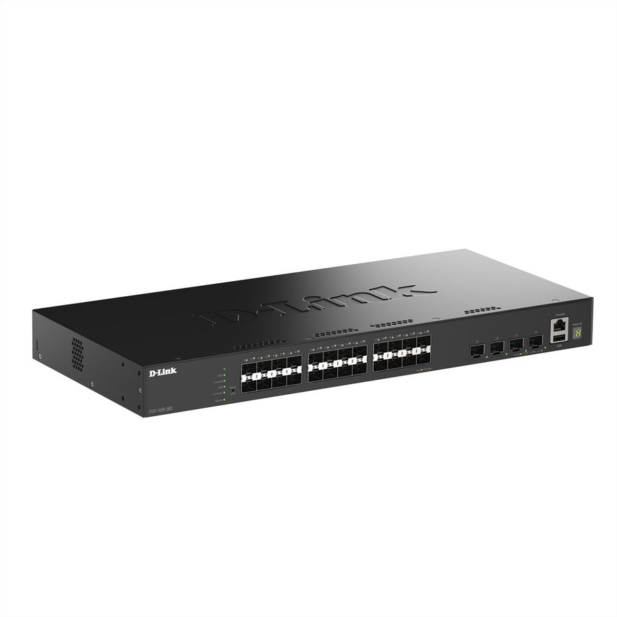 D-Link DGS-1530-28S/E 28-Port Switch Smart Managed Gigabit Stack 4x 10G