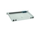 TELEGÄRTNER BASIS eco LWL-Panel mit Kupplungen, 6x SC Duplex, blau, OS2