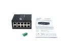EXSYS EX-62026PoE 10-Port Industrie-Ethernet-PoE-Switch,  8 x PoE + 2-Port 10/100/1000Tx