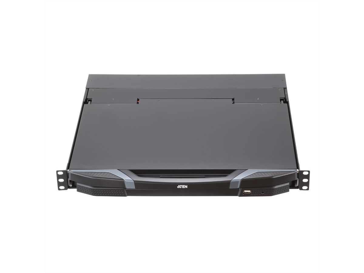 ATEN CL3800NW KVM-Konsole USB HDMI DVI VGA Dual Rail, DE-Layout