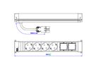 BACHMANN POWER FRAME Large 4x Schutzkontakt 2x ABD