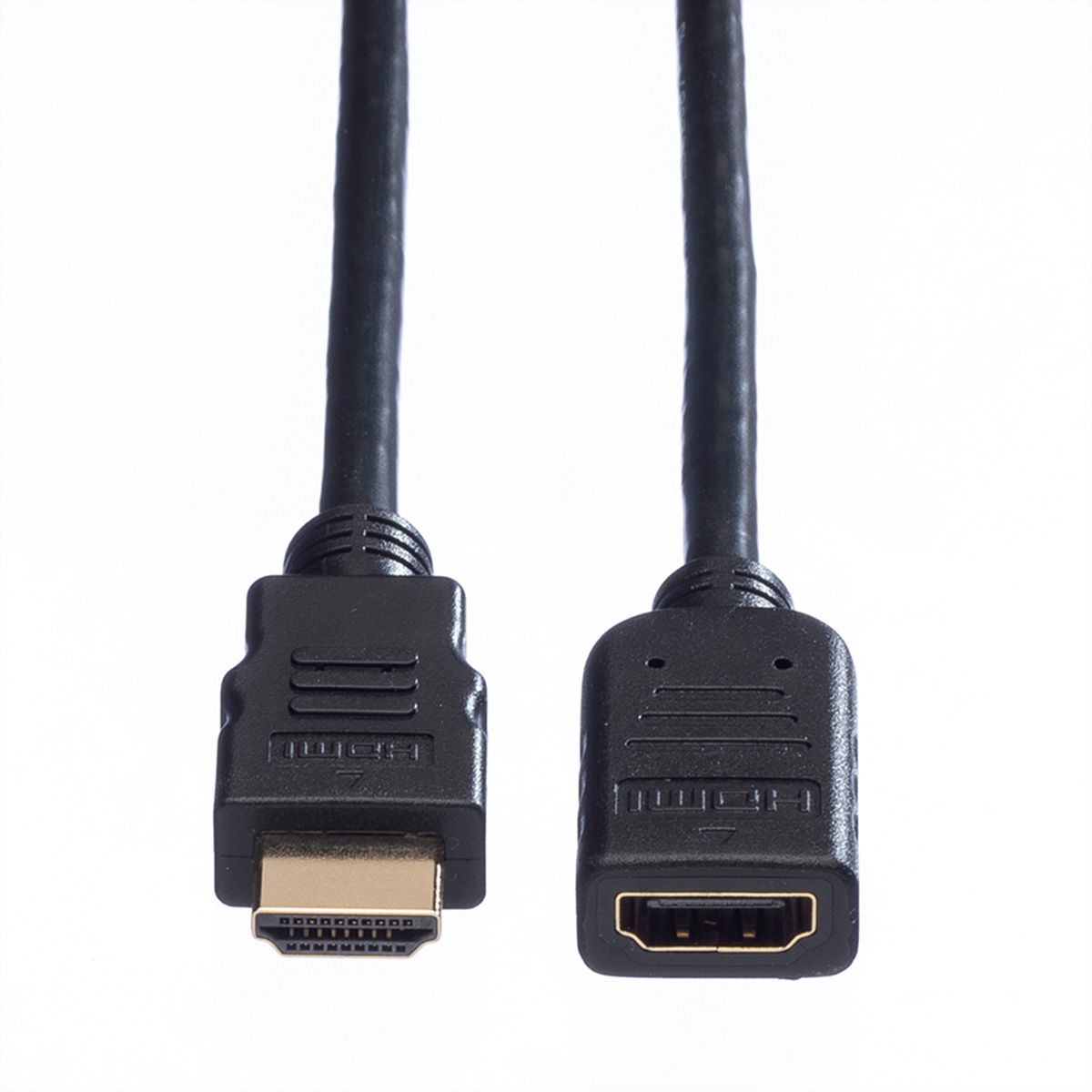 VALUE HDMI High Speed Verlängerungskabel, mit Ethernet, ST-BU, 1 m