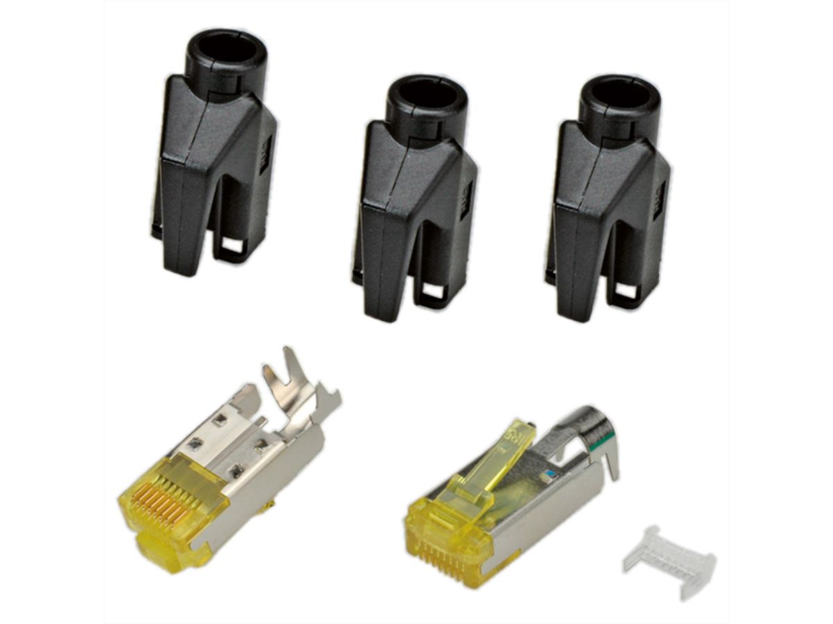 HiRose TM31 Stecker geschirmt, Tülle schwarz, 50 Stück