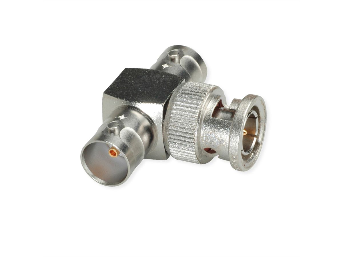 TELEGÄRTNER BNC-T-Stück 75 Ohm Buchse / Stift / Buchse