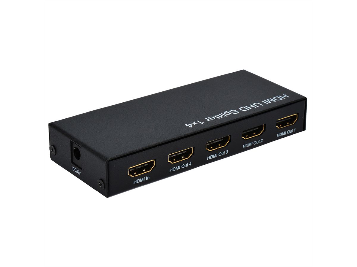 ROLINE 4K HDMI Video-Splitter, 4fach