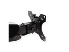 VALUE Dual LCD-Arm Trägerstange, 4 Gelenke, Tischmontage, 17-32 Zoll, bis 2x 9 kg
