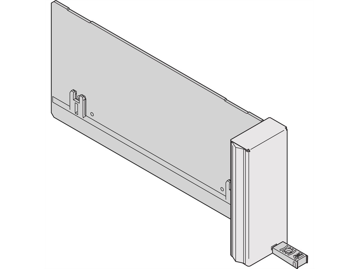 SCHROFF Filler-Modul ECO mit starrem Griff - AMC BLINDMODUL FS S