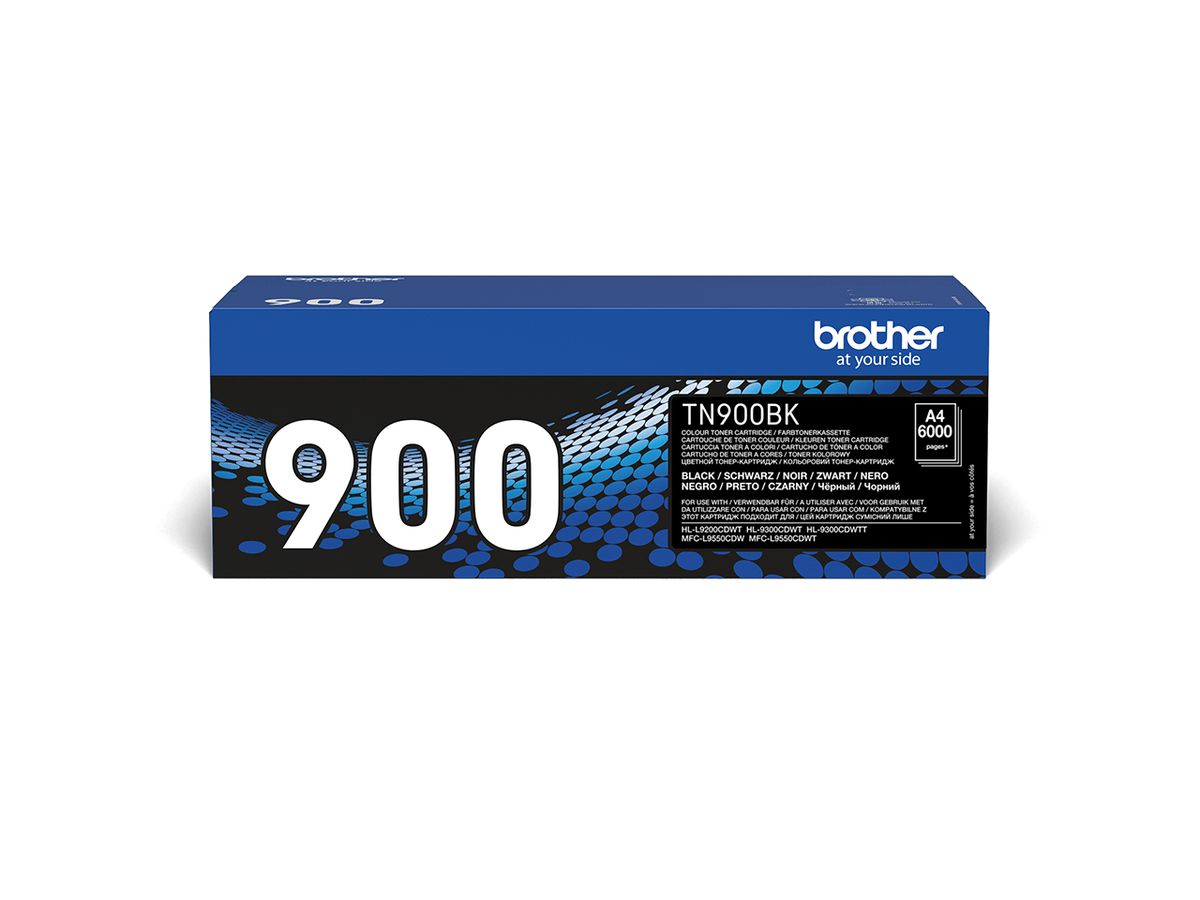 Brother TN-900BK Tonerkartusche 1 Stück(e) Original Schwarz