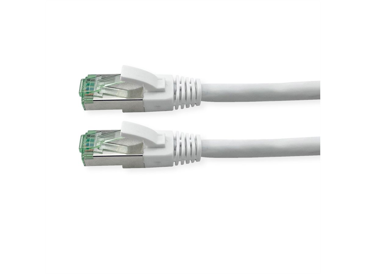 ROLINE RM Patchkabel Kat.6A S/FTP (PiMF), weiß, 2 m