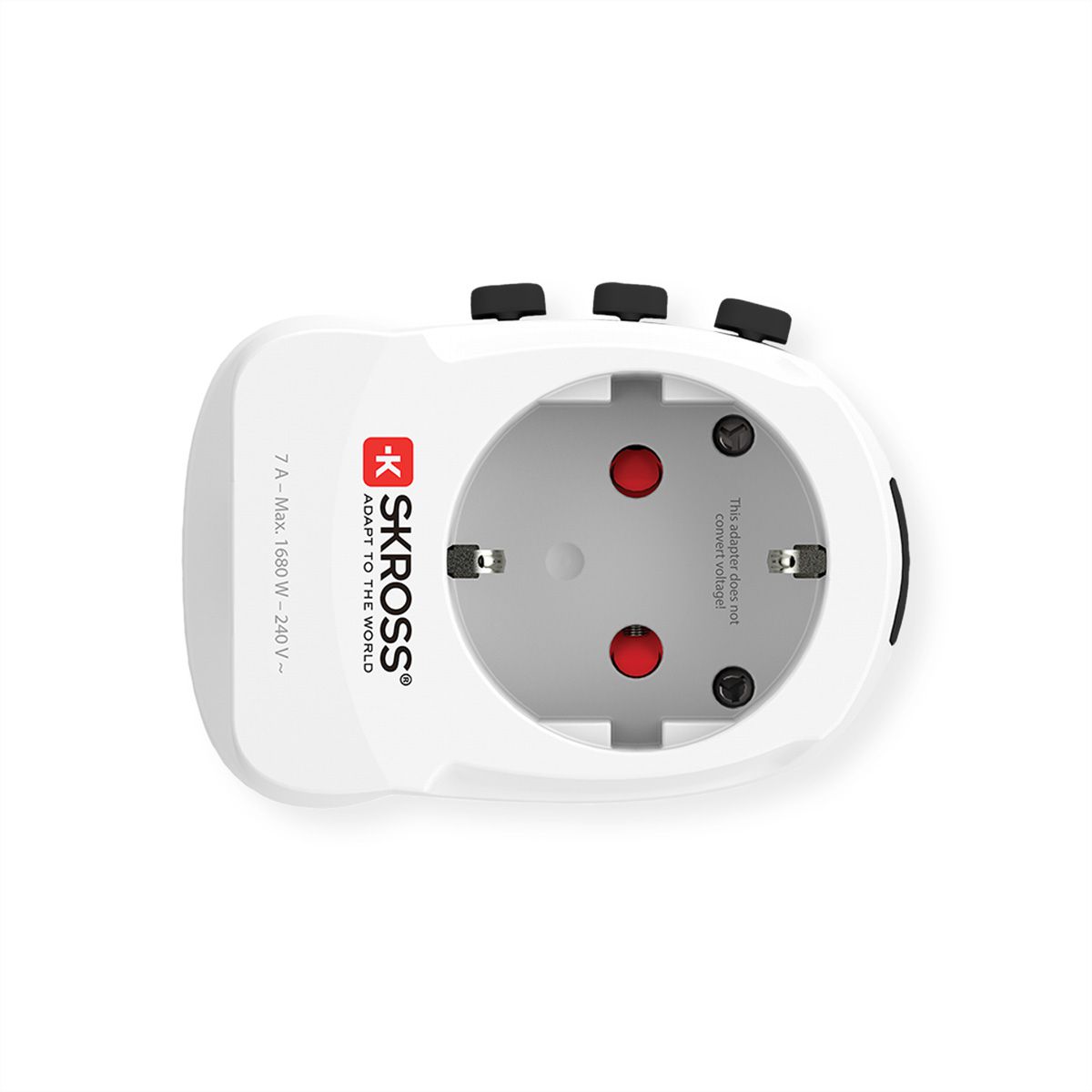 Skross PRO Light USB 2xA - World Reiseadapter, Weltweit