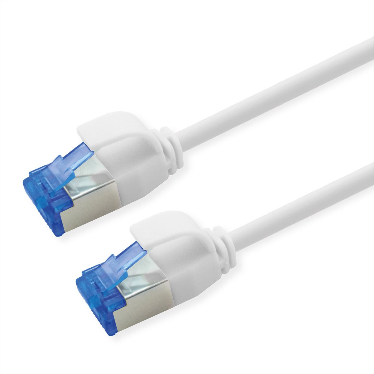 ROLINE Patchkabel Cat.6A (Class EA) S/FTP (PiMF), LSOH, PoE, weiß, 7 m