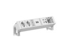 BACHMANN DESK2 white 2xCH 1xUSB A/C 22W 1xCM 0,2m GST18 RAL9010