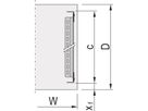 SCHROFF Gleitschiene 25 kg - GLEITSCHIENEN SATZ 600T 10ST