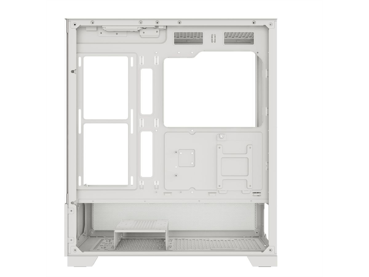 XILENCE Xilent Beam ATX PC Case white, X218.W.ARGB Gaming ATX PC Case weiß
