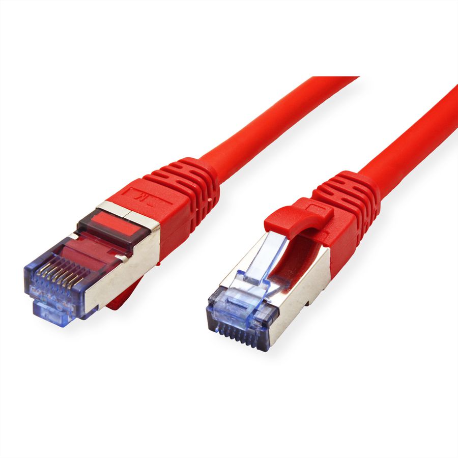 VALUE Patchkabel Cat.6A (Class EA) S/FTP (PiMF), LSOH, rot, 5 m
