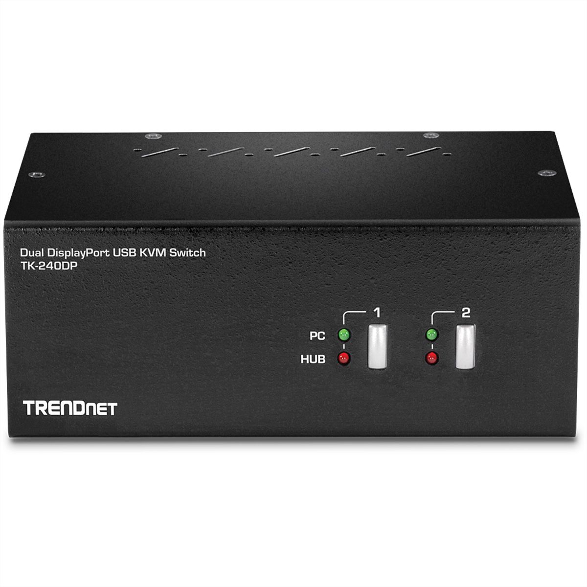 TRENDnet TK-240DP DisplayPort KVM Switch, 2-Port Dual Monitor