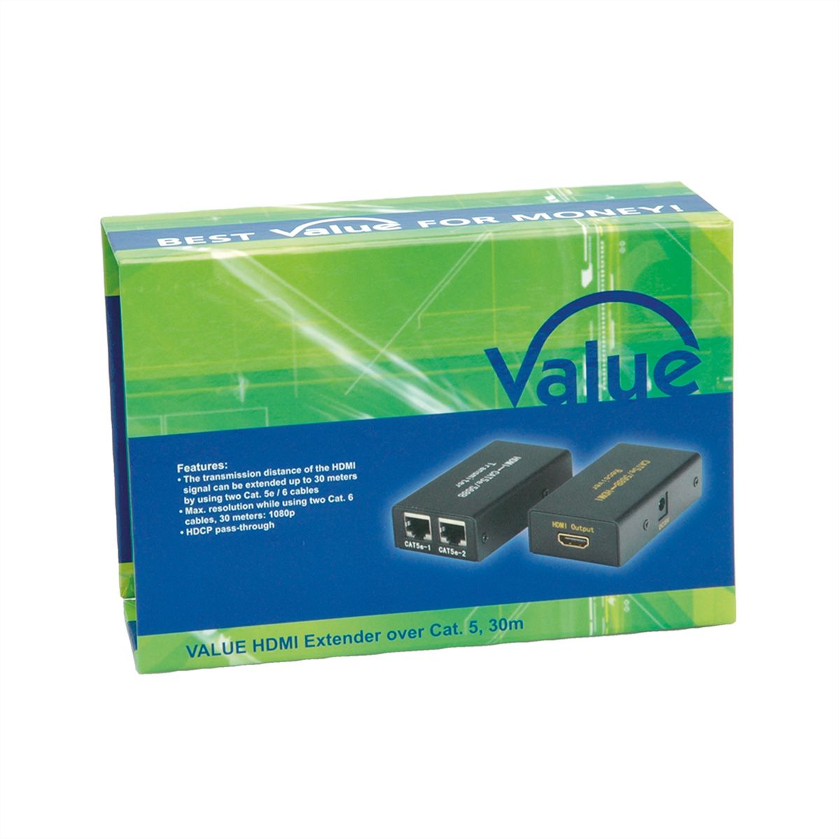 VALUE HDMI Verlängerung über Twisted Pair, 25m