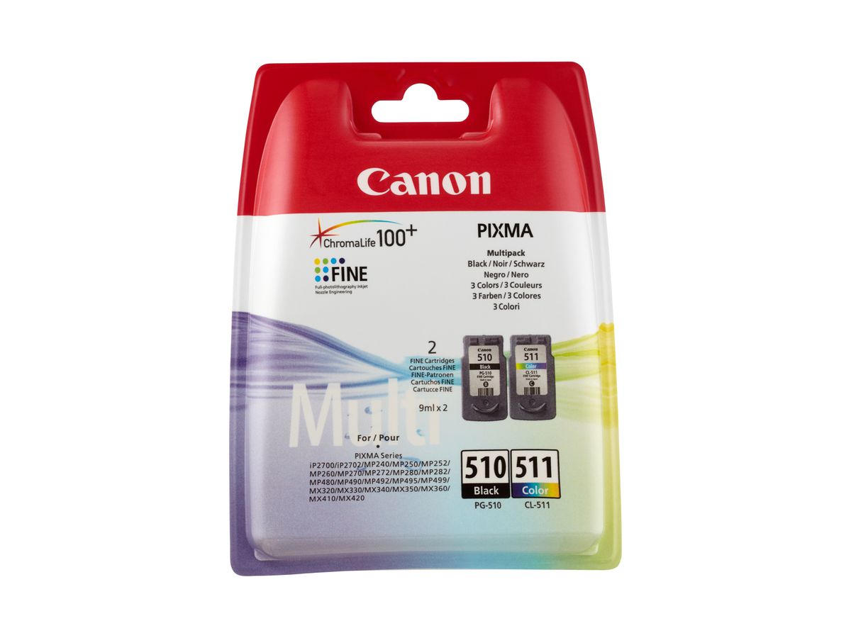 Canon PG-510/CL-511 BK/C/M/Y Multipack