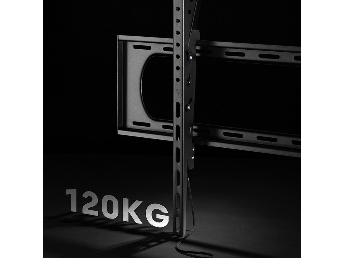 VALUE TV-Wandhalterung, neigbar, 60-120 Zoll, bis 120 kg