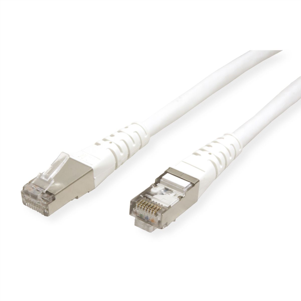 ROLINE Patchkabel Cat.6 (Class E) S/FTP (PiMF), weiß, 10 m