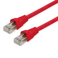TELEGÄRTNER Patchkabel S/FTP, Cat.6A, LSOH, rot, 5 m
