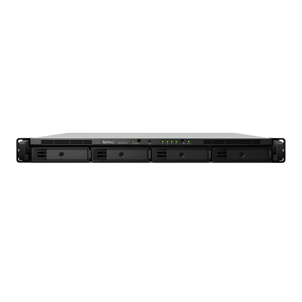 Synology RackStation RS1619XS+ NAS & Speicherserver Eingebauter Ethernet-Anschluss Rack (1U) Schwarz
