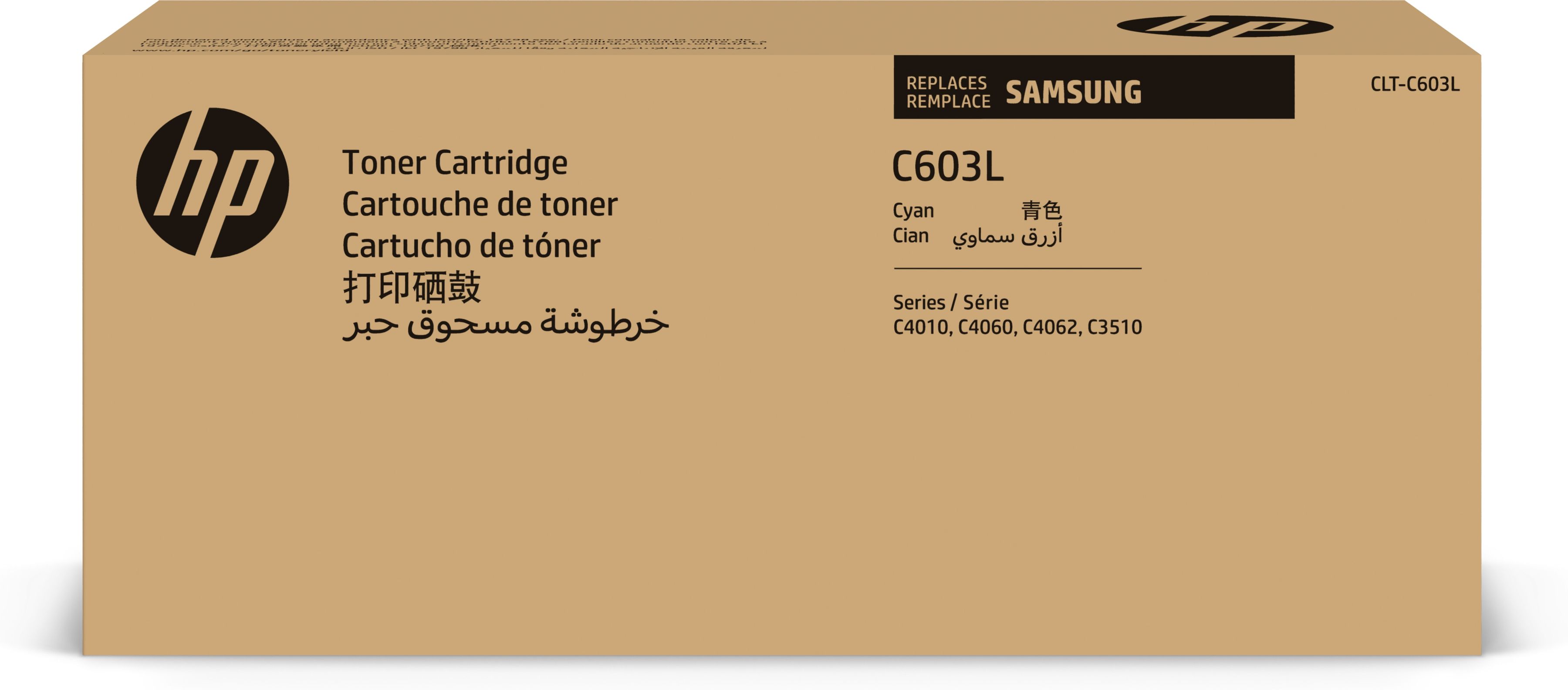 Samsung CLT-C603L Cyan Original Tonerkartusche mit hoher Reichweite