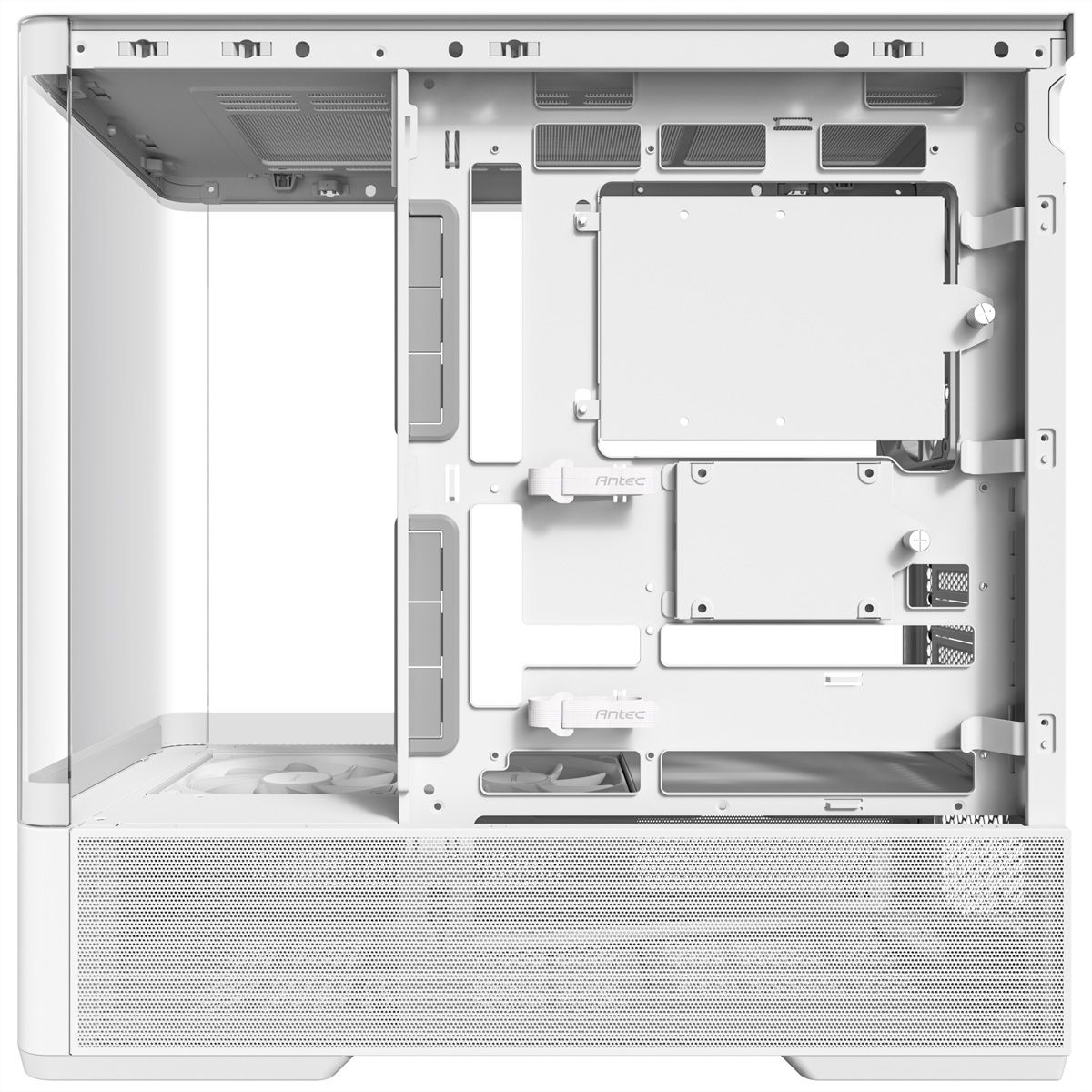 ANTEC Constellation C6 Curve Air White PC Gehäuse ATX Midi Tower, weiß
