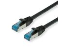 VALUE Patchkabel Kat.6A (Class EA) S/FTP (PiMF), LSOH, schwarz, 1,5 m