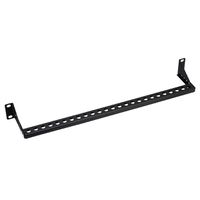 VALUE 19-Zoll-Rack montierbare Kabelführungsschiene (horizontal), einstellbare Tiefe, 1HE, schwarz