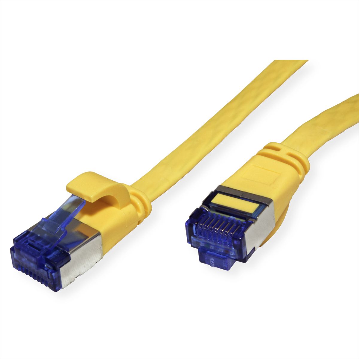 VALUE Patchkabel Cat.6A (Class EA) FTP, extra-flach, gelb, 3 m