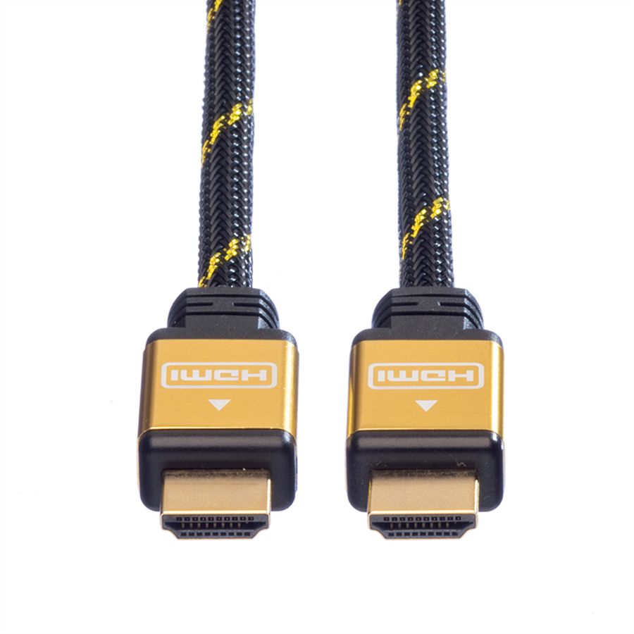 ROLINE GOLD HDMI High Speed Kabel mit Ethernet, 3 m