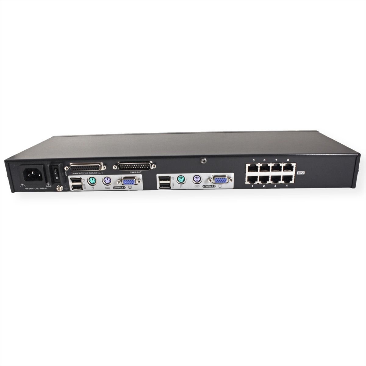 ATEN KH2508A 2-Konsole 8-Port Multi-Interface (DisplayPort, HDMI, DVI, VGA) Cat 5 KVM Switch