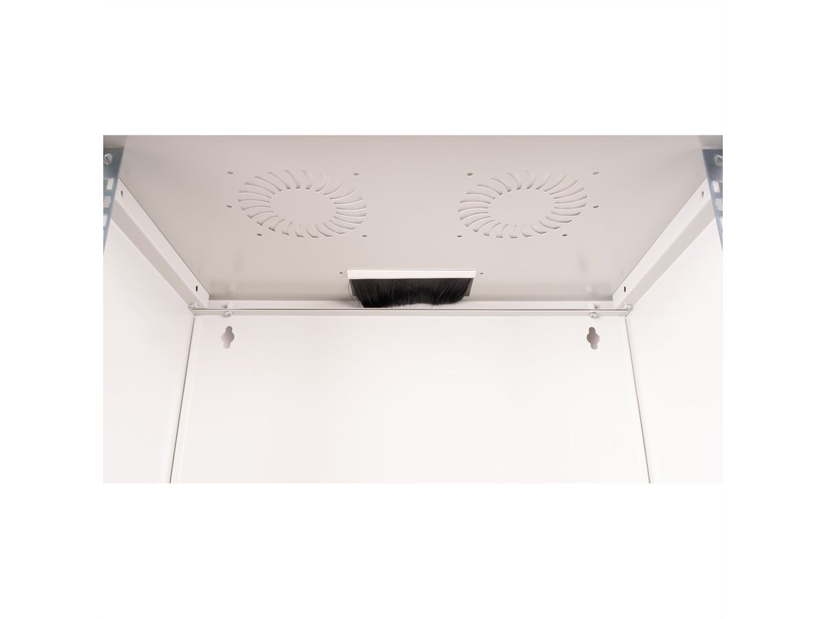 ROLINE 19-Zoll Wandgehäuse Basic 7 HE, 540x400 BxT Bausatz grau
