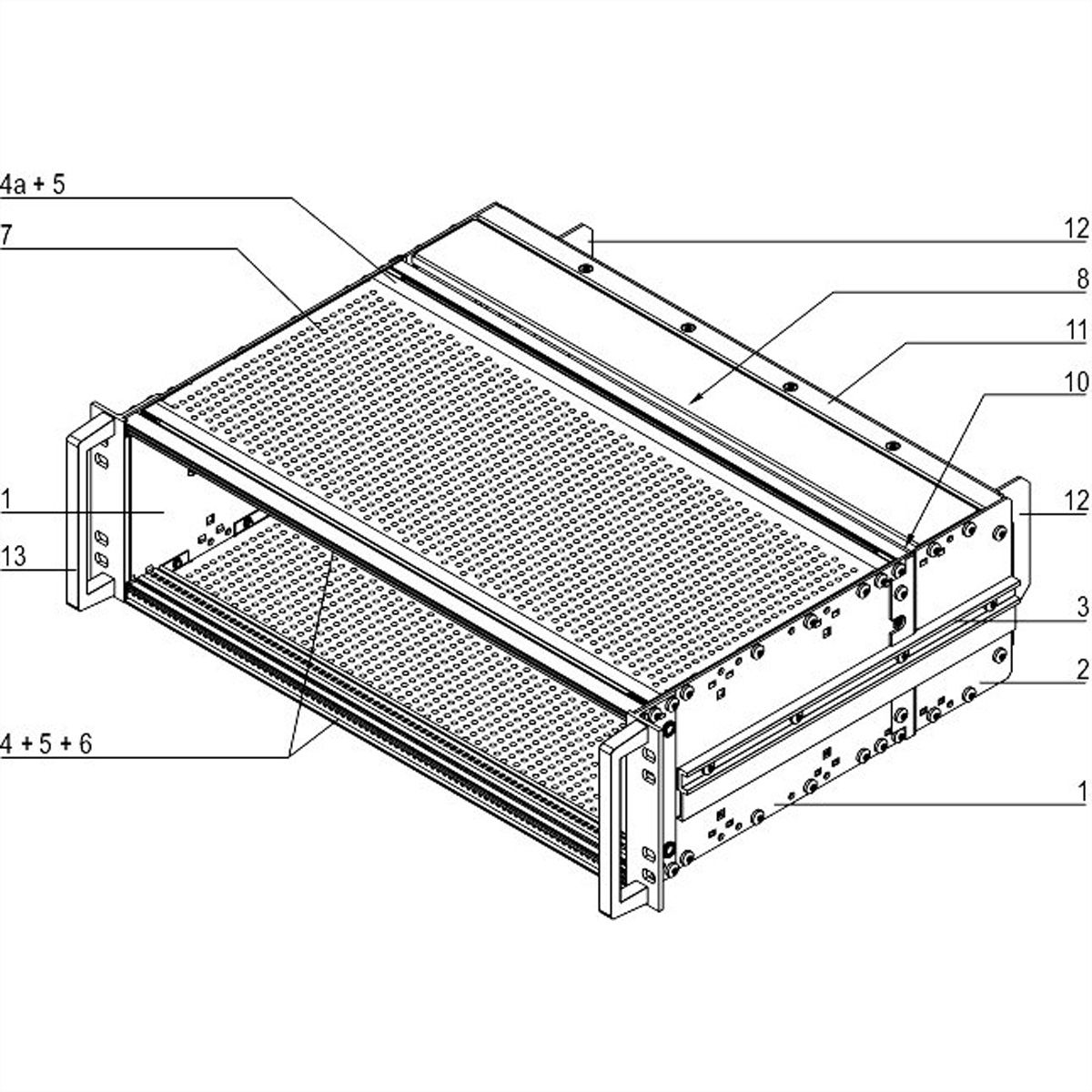 SCHROFF Bausatz, SNCF, geschirmt - BGTR PRO HF 3HE 36TE 320T